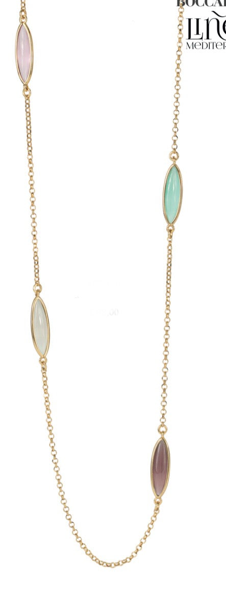 COLLANA LUNGA BASE ORO GIALLO