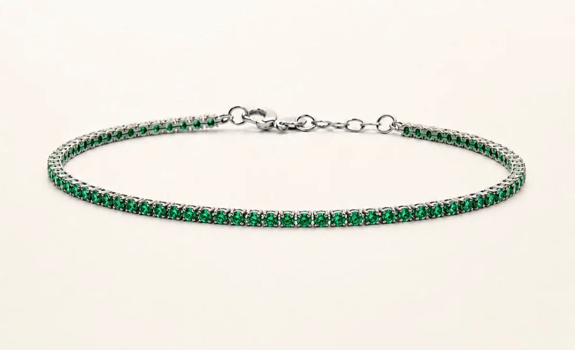 BRACCIALE TENNIS VERDE