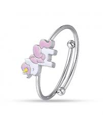 ANELLO BAMBINA IN ACCIAIO CON UNICORNO