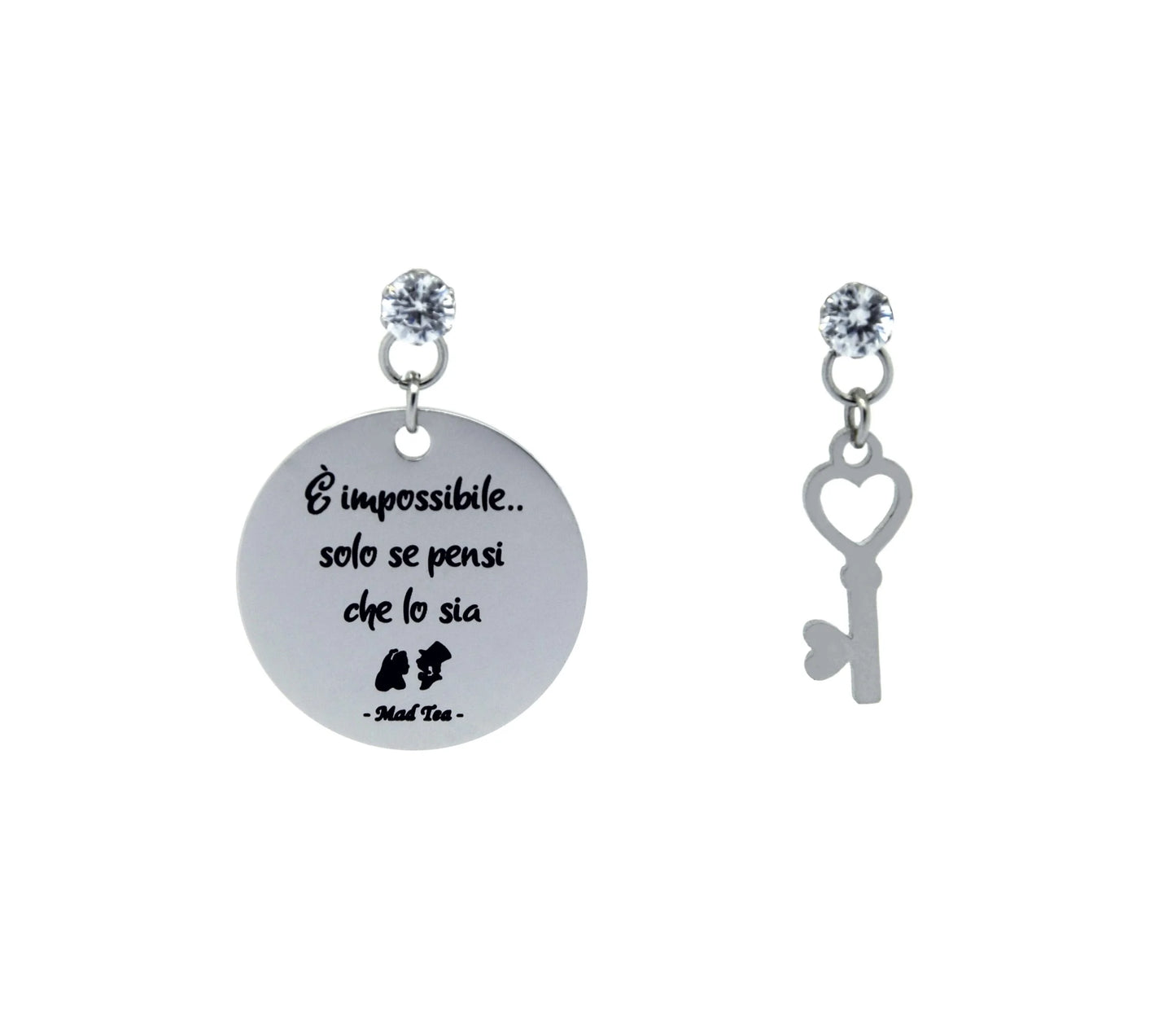 Orecchini “Alice e il Cappellaio Matto”