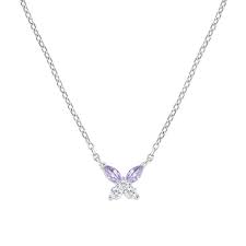 COLLANA PETALI LILLA