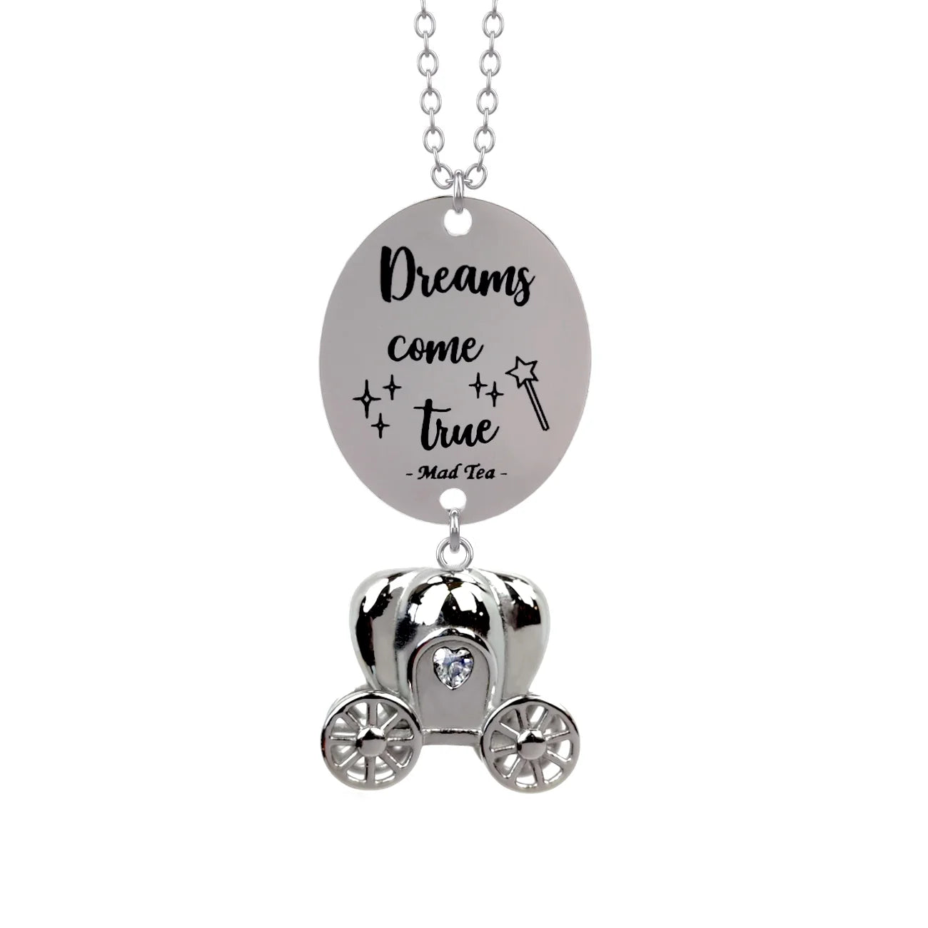 Collana carrozza di Cenerentola “Dreams come true”