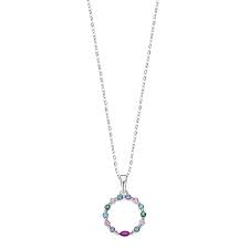 COLLANA CERCHIO MULTICOLORE