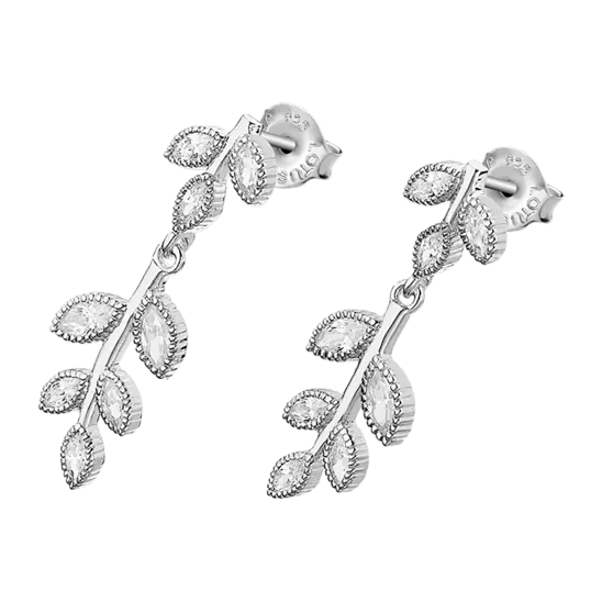 ORECCHINI LOTUS SILVER PURE ESSENTIAL LP1783-4/1 ARGENTO, DONNA