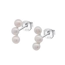 ORECCHINI PERLE LOTUS SILVER