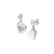 Orecchini Cuori Gemelli con Zircone