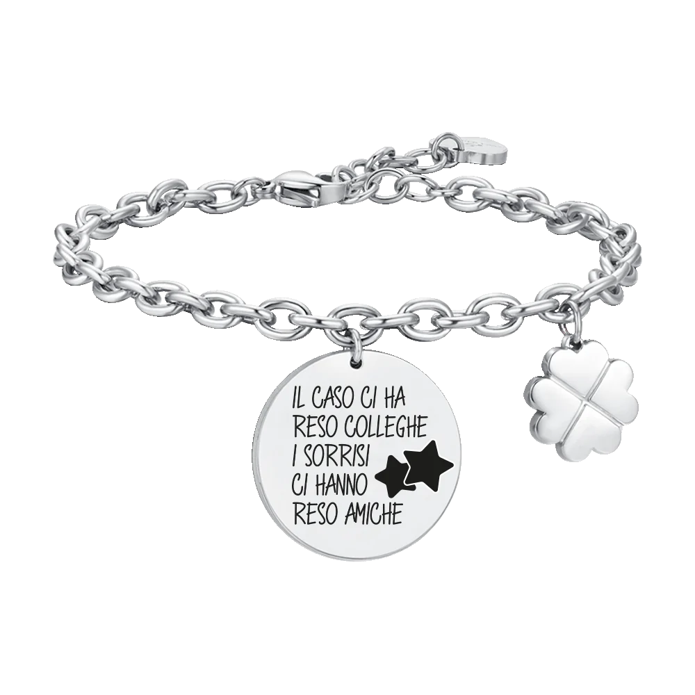 BRACCIALE DONNA IN ACCIAIO COLLEGHE