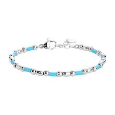 BRACCIALE BAMBINO ACCIAIO CELESTE