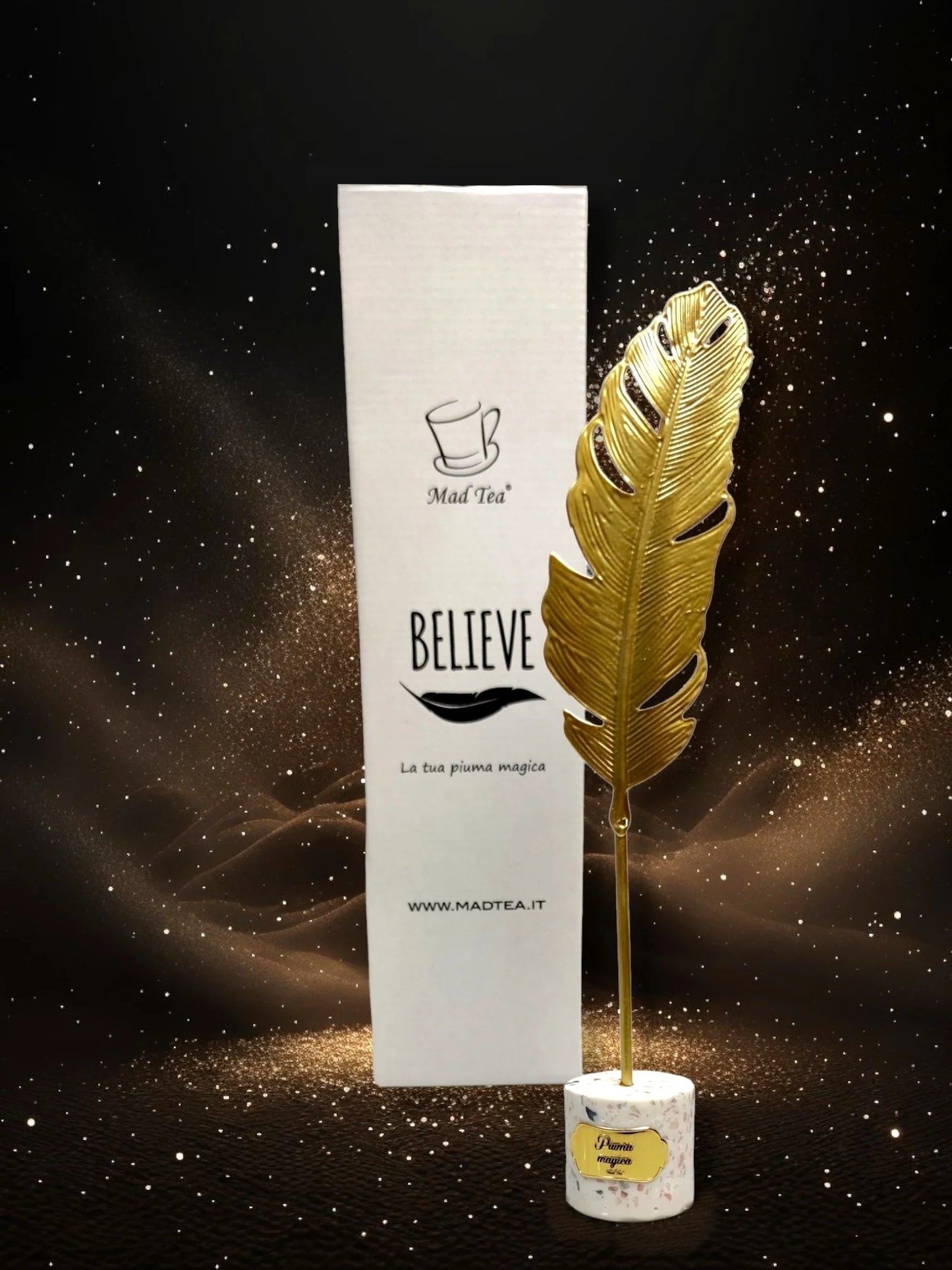 Gadget da collezione Scultura “Piuma magica”