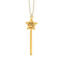 Collana Bacchetta magica “Believe in magic” GOLD