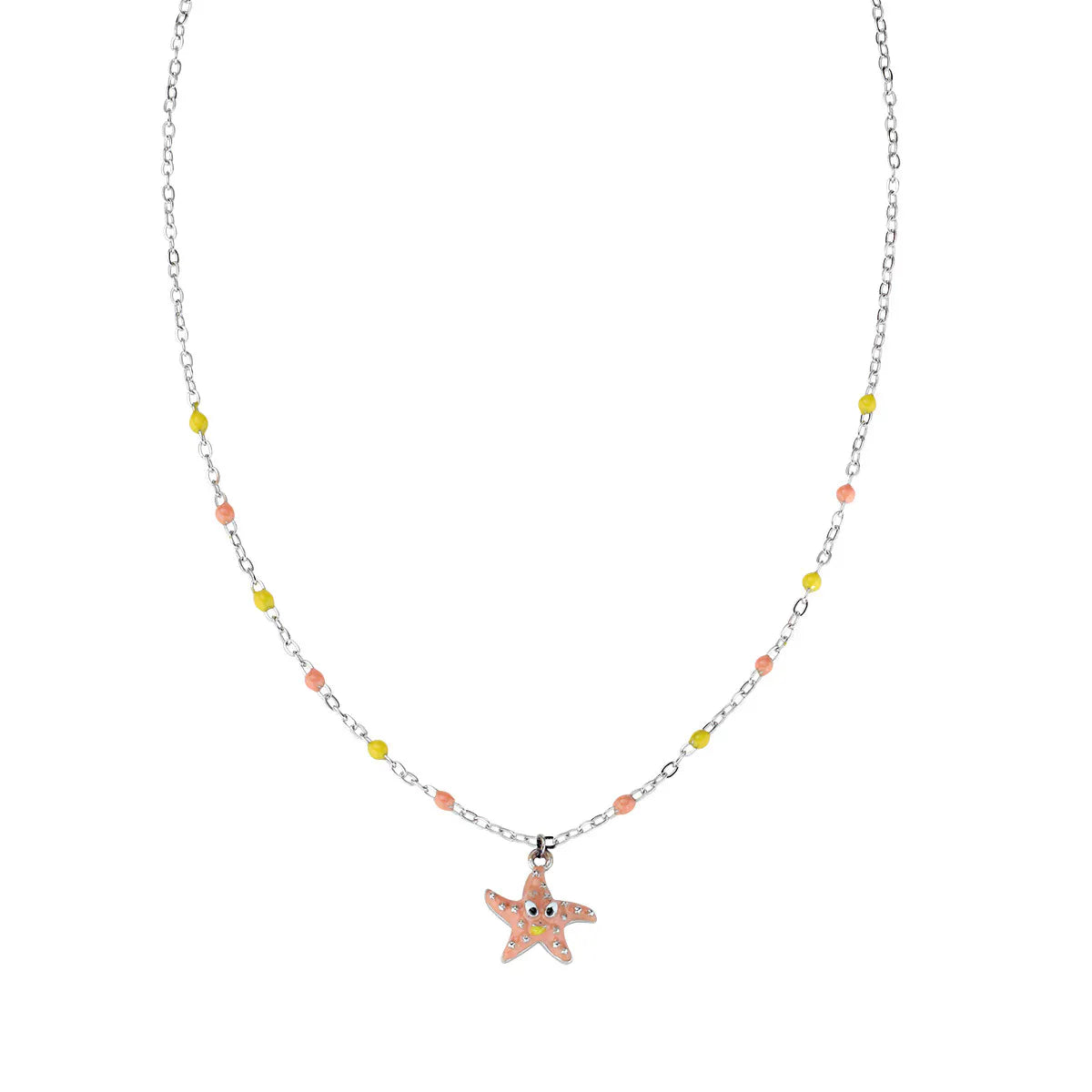 Collana Junior con Stella Marina in Argento e Smalto