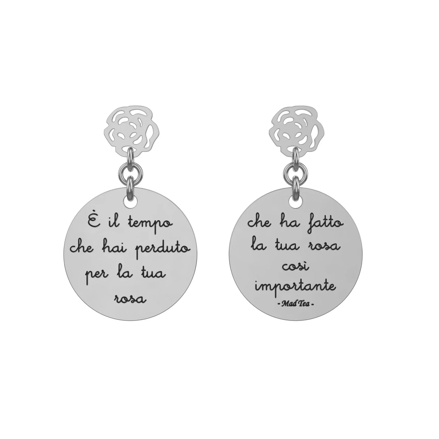 Orecchini “Rosa del Piccolo Principe”