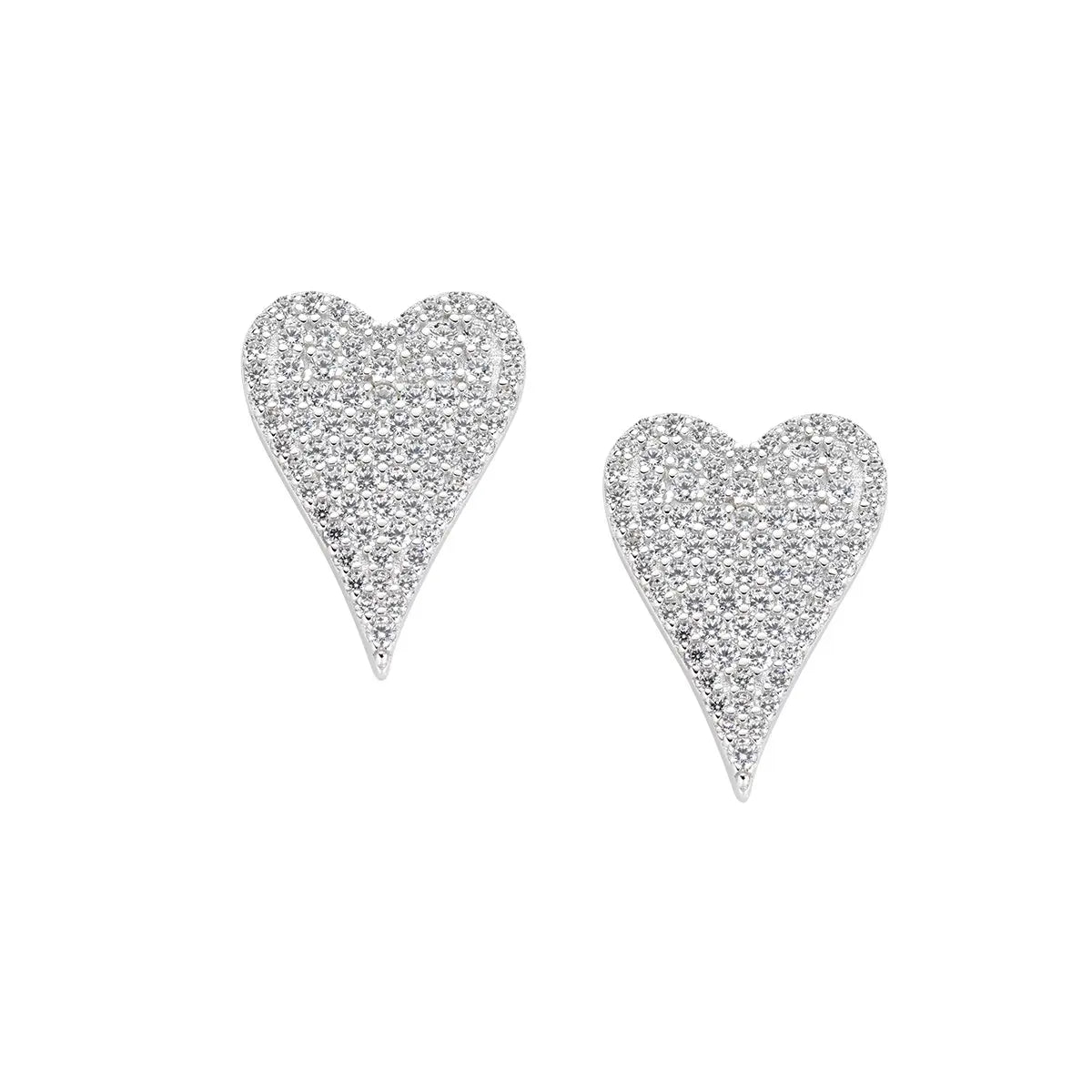 Orecchini Cuore Allungato