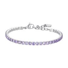 BRACCIALE TENNIS CRISTALLI LILLA