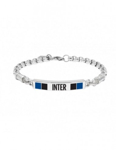 BRACCIALE INTER UOMO CON PIASTRINA