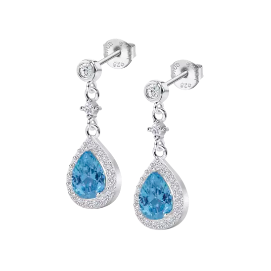 ORECCHINI GOCCIA CELESTE