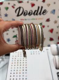 BRACCIALI DOODLE TENNIS IN ACCIAIO