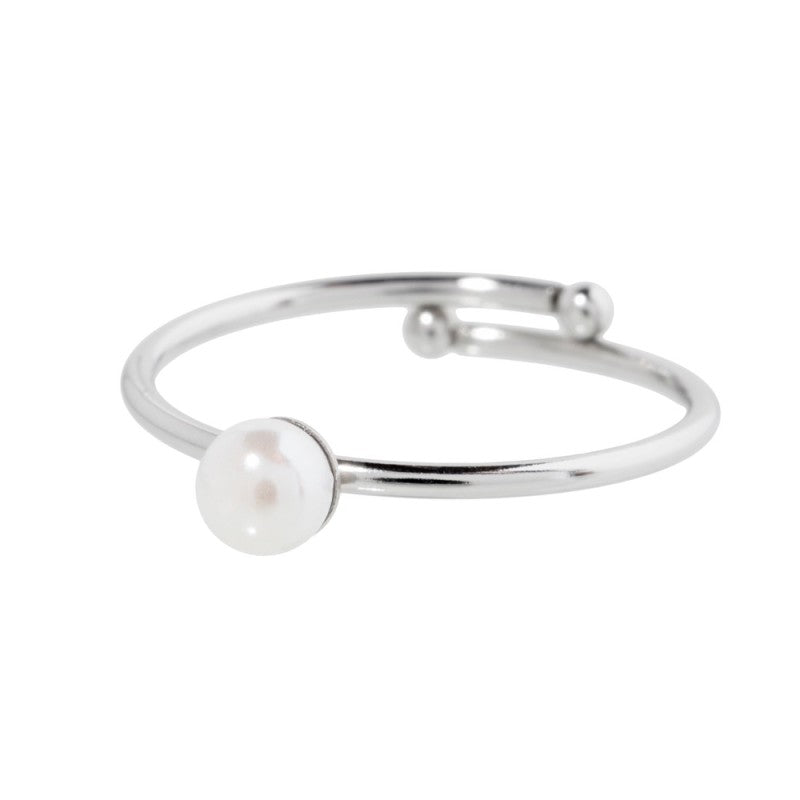 Anello perla 4mm
