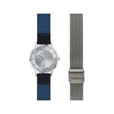 OROLOGIO DONNA DOPPIO CINTURINO BLU