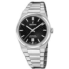 OROLOGIO ACCIAIO QUADRANTE NERO