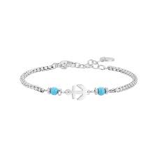BRACCIALE ANCORA CELESTE