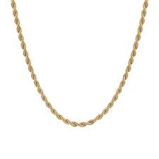 COLLANA UOMO IN ACCIAIO IP GOLD