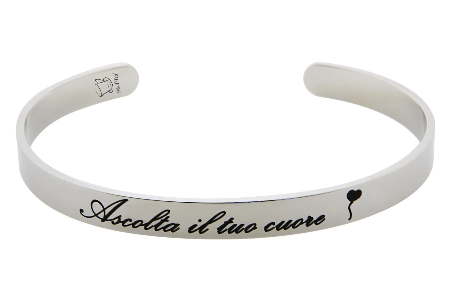Bracciale rigido “Ascolta il tuo cuore”