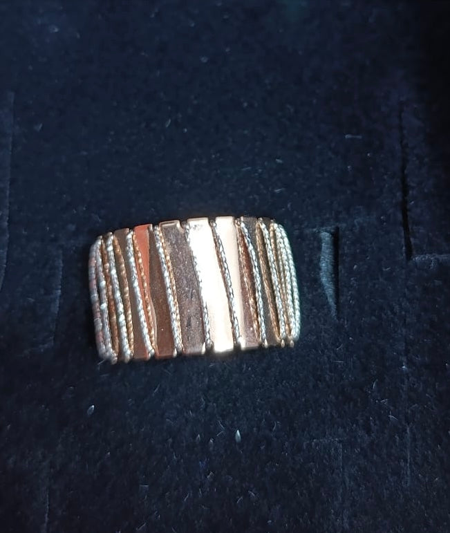 ANELLO FASCIA BICOLORE stroili