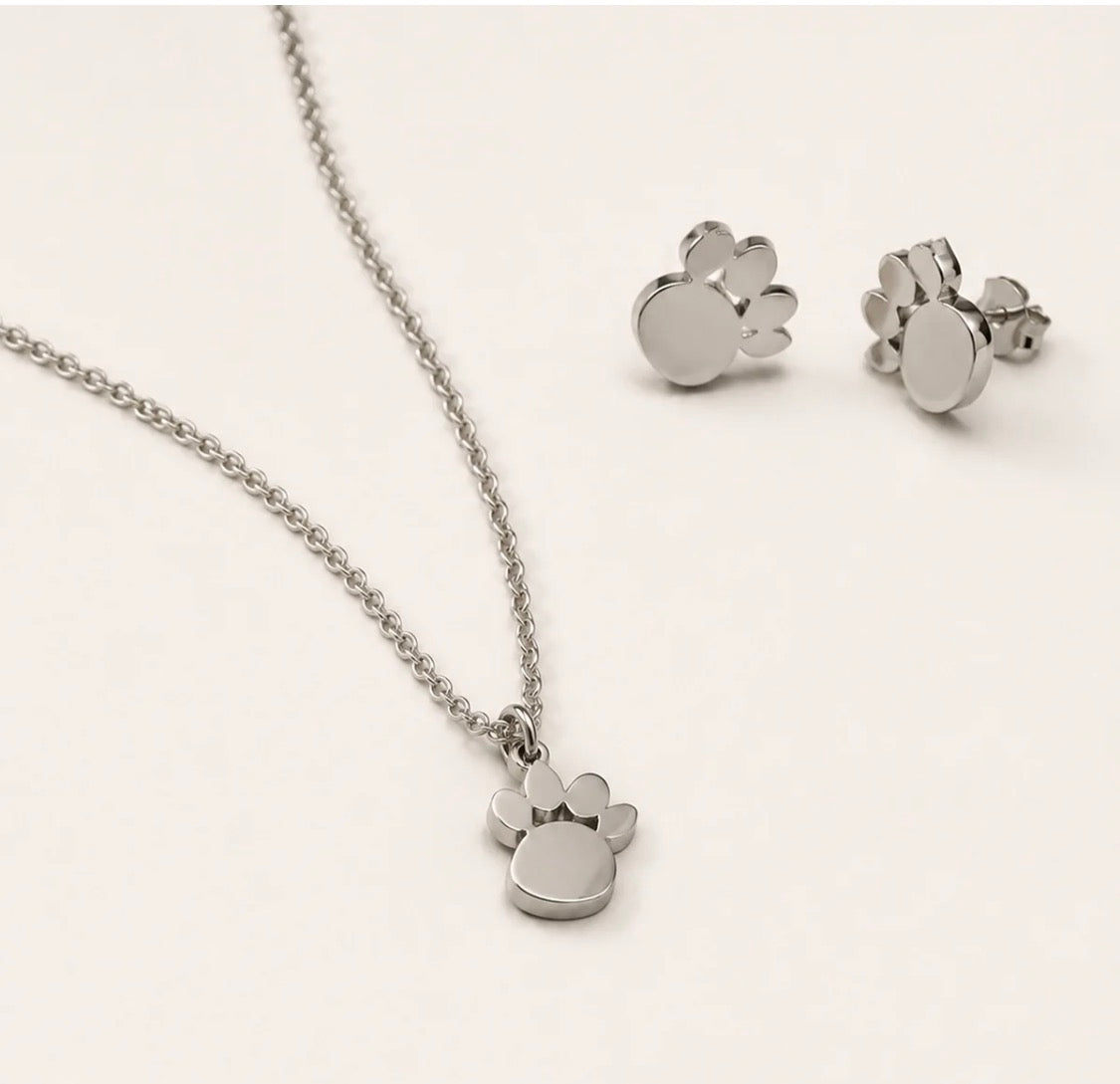 PARURE PAWS ACCIAO