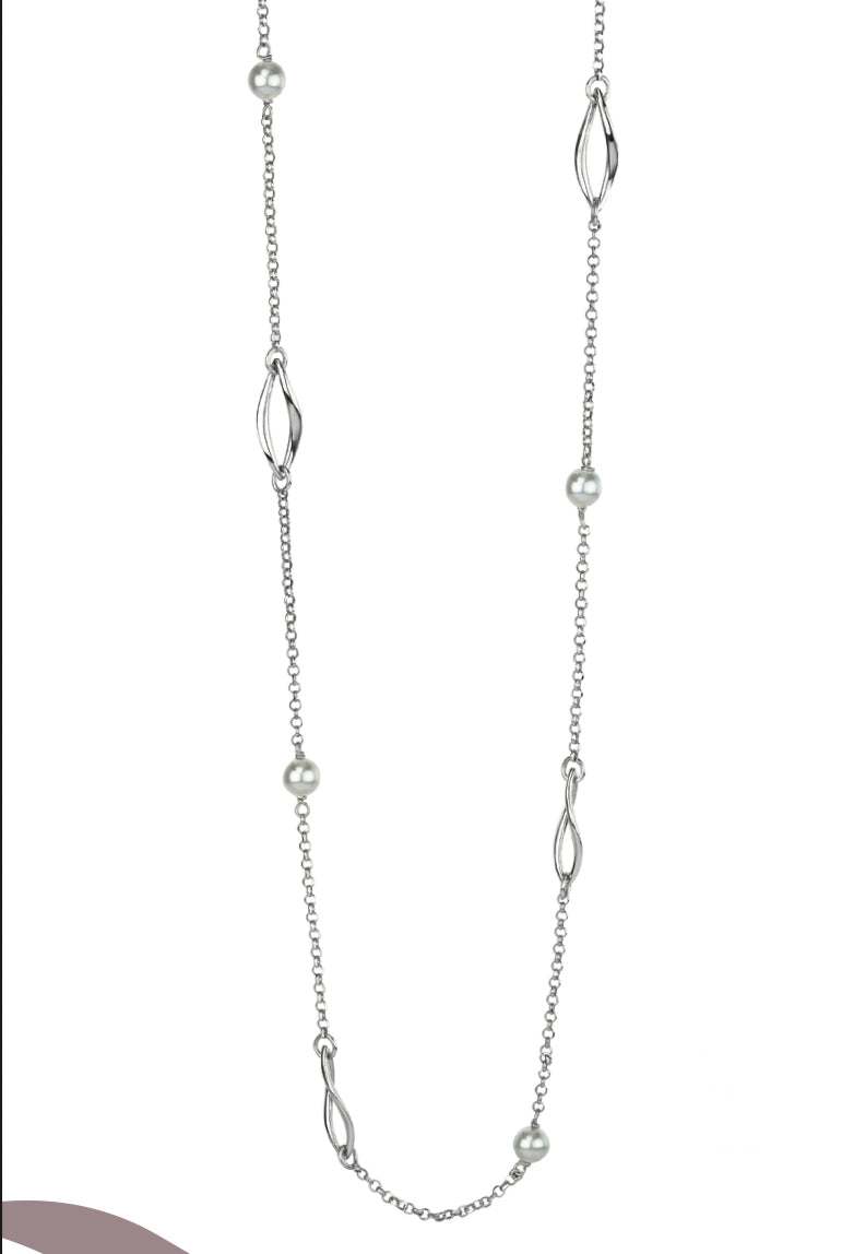 COLLANA PERLE CHANEL BASE BIANCA