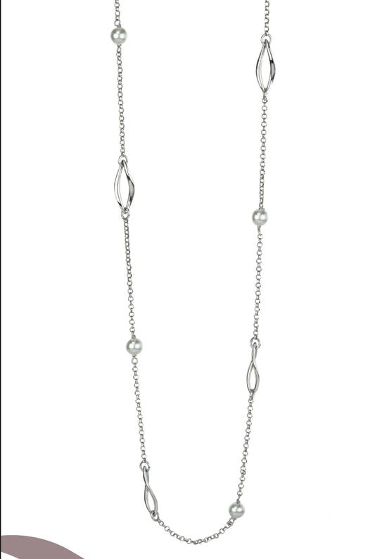 COLLANA PERLE CHANEL BASE BIANCA