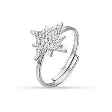 ANELLO DONNA IN ACCIAIO CON STELLA DI SISSI