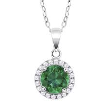 COLLANA PUNTO LUCE CRISTALLO VERDE