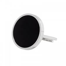 Anello con acrilico nero 20mm BIANCO
