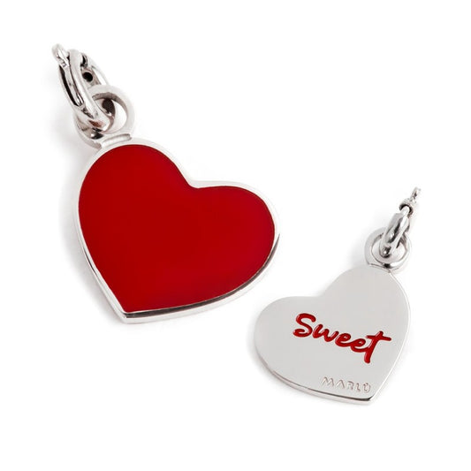 Charm cuore (BASE BIANCA )
