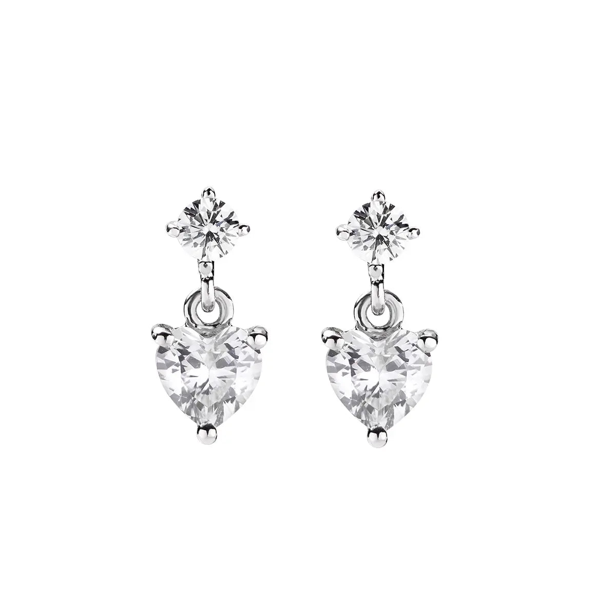 Orecchini Princess Cuore Bianco