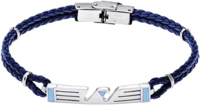 BRACCIALE LAZIO CON CORDA BLU