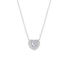 Collana Batticuore con Zircone Bianco