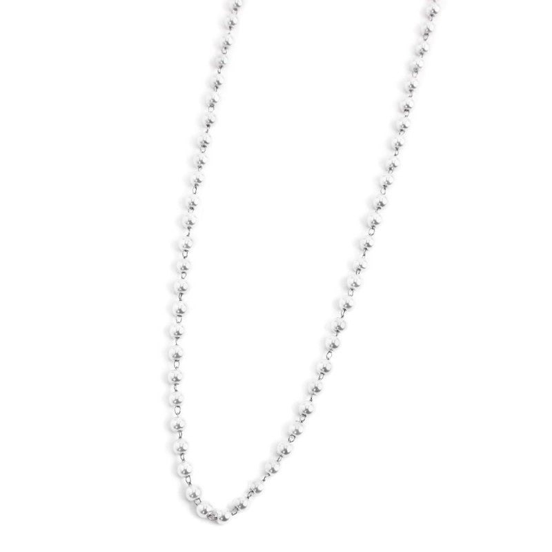 Collana catena con perle 3,3mm