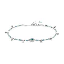 BRACCIALE EMATITE CON OCCHIO CENTRALE