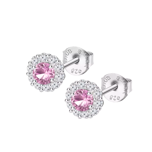 ORECCHINI LOTUS FIORE ROSA