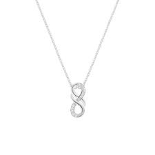 Collana Amore Infinito con Zirconi