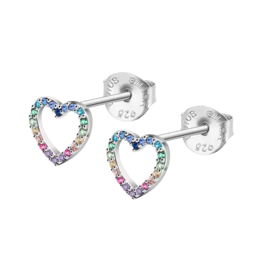 ORECCHINI LOBO CUORE TRAFORATO SW MULTICOLORE