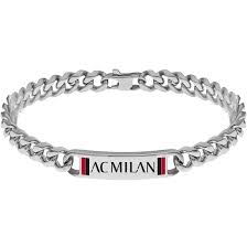 BRACCIALE MILAN ACCIAIO