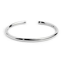 Bracciale rigido tubolare diametro 0,4cm BIANCO