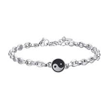 BRACCIALE UOMO IN ACCIAIO CON TAO