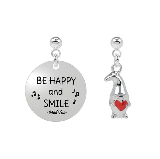Orecchini “Be happy and smile”