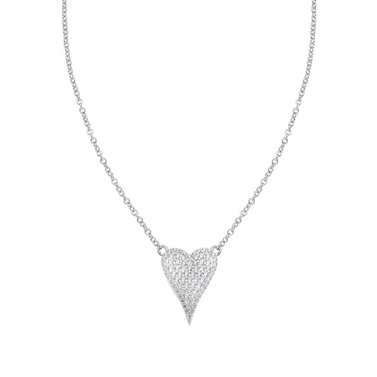 Collana con Cuore Allungato