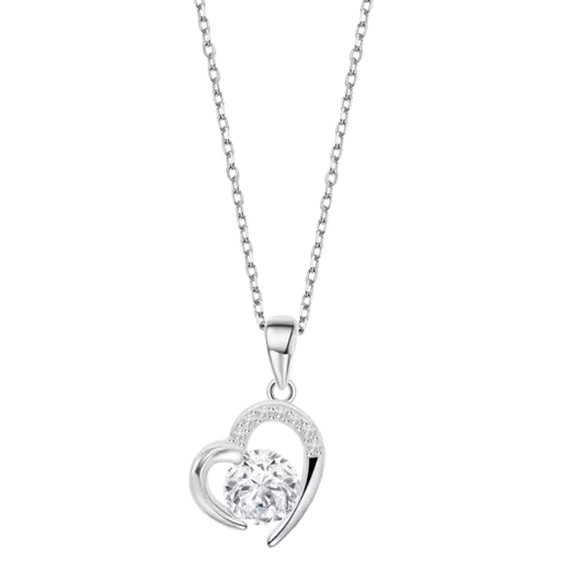 COLLANA CUORE SW BIANCO