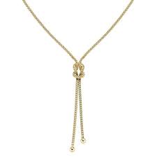 Collana Nodo d'Amore Dorata